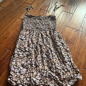 Only Pink and Black Floral Dressing